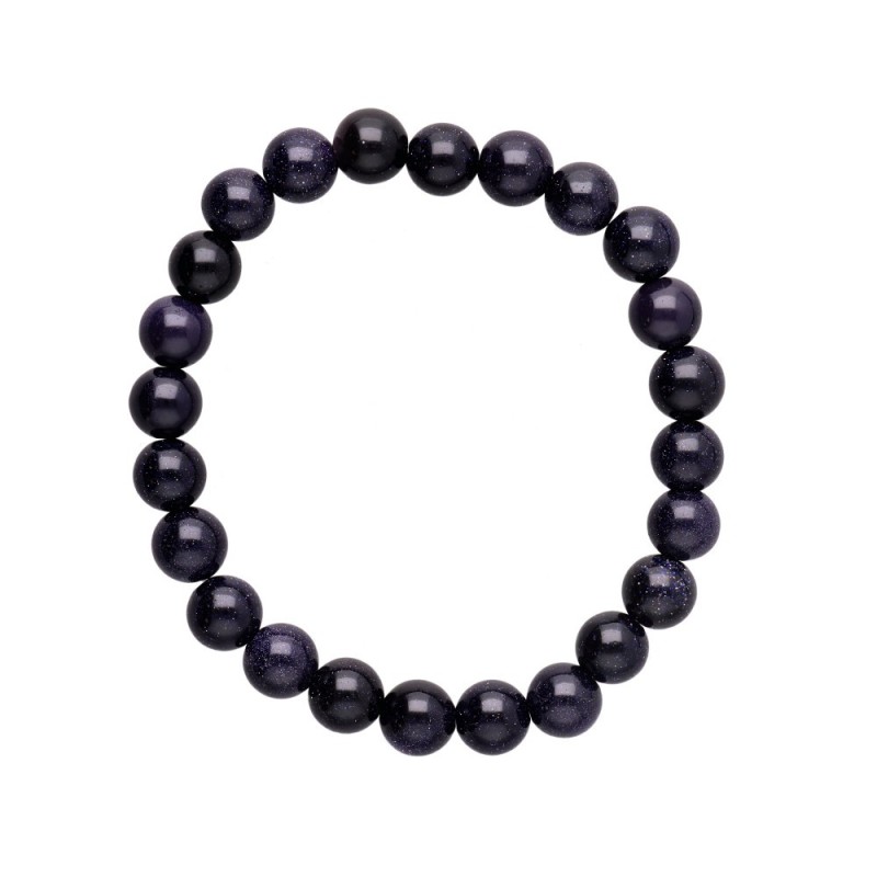 Bracciale in Goldstone Blu 8mm