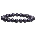 Goldstone Bracelet Blue 10mm