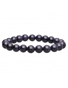 Pulsera di Goldstone Blu 10mm