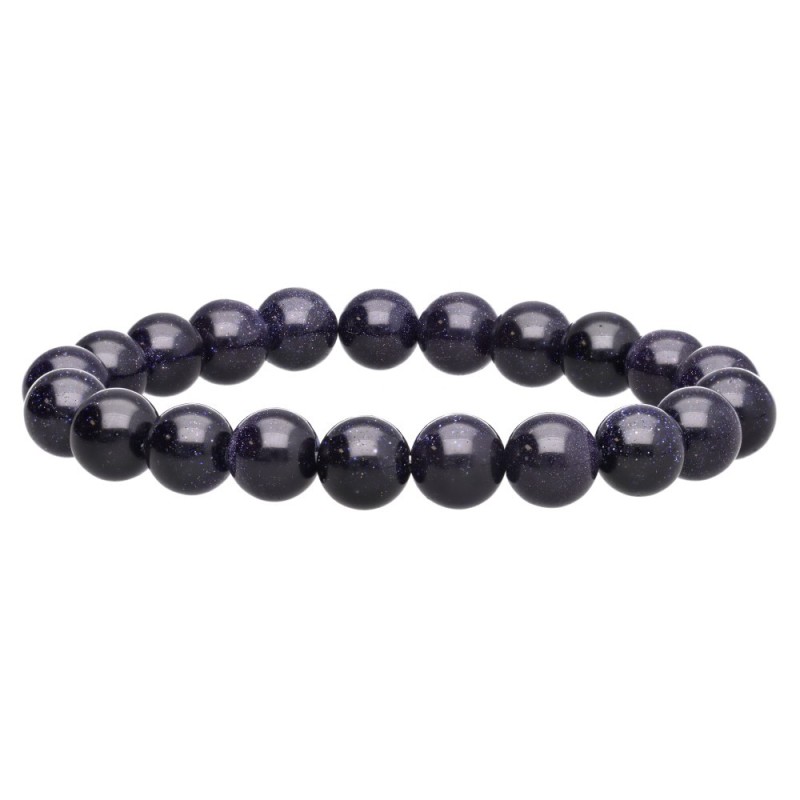 Bracciale in Goldstone Blu 10mm