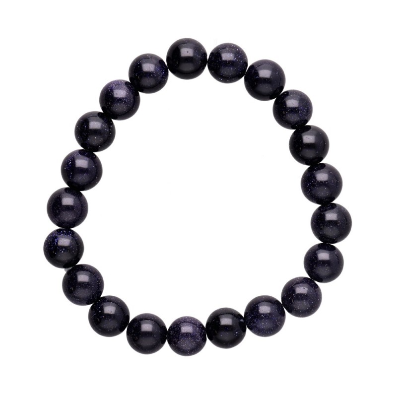 Bracciale in Goldstone Blu 10mm