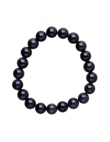 Pulsera di Goldstone Blu 10mm