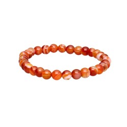 Bracciale in Cornalina Striata 6mm