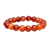 Bracelet d'agate rouge 10mm