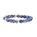 Pulsera de Jaspe Manchado Azul 8mm