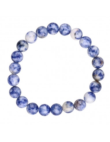 Pulsera di Diaspro Maculato Blu 8mm
