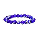 Pulsera de Ojo Turco Azul Oscuro 8mm