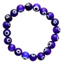 Bracciale con Occhio Turco Blu Scuro 10mm