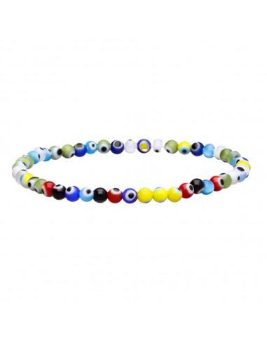 Pulsera di Occhio Turco Multicolor 4mm