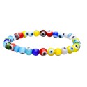 Bracelet œil turc multicolore 6mm