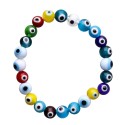 Bracelet œil turc multicolore 8mm