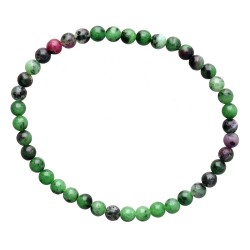 Bracciale in Rubino Zoisite 4mm