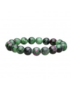 Pulsera di Rubino Zoisite 10mm