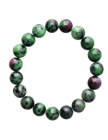 Pulsera di Rubino Zoisite 10mm
