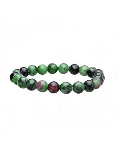 Bracelet de rubis zoisite 8mm