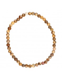 Bracelet d'agate folle 4mm 2