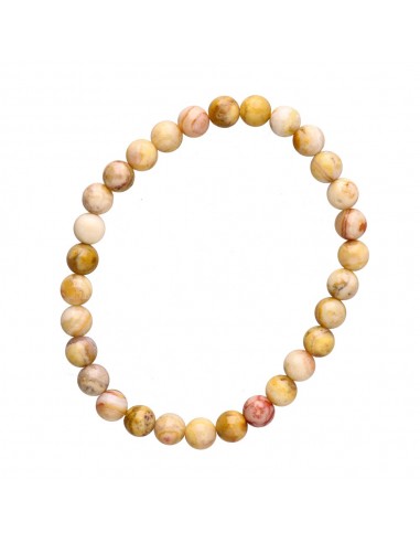Bracelet d'agate folle 6mm