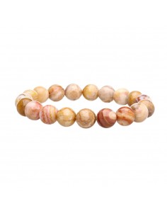 Bracelet d'agate folle 10mm