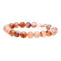Bracelet de quartz hématoïde 8mm
