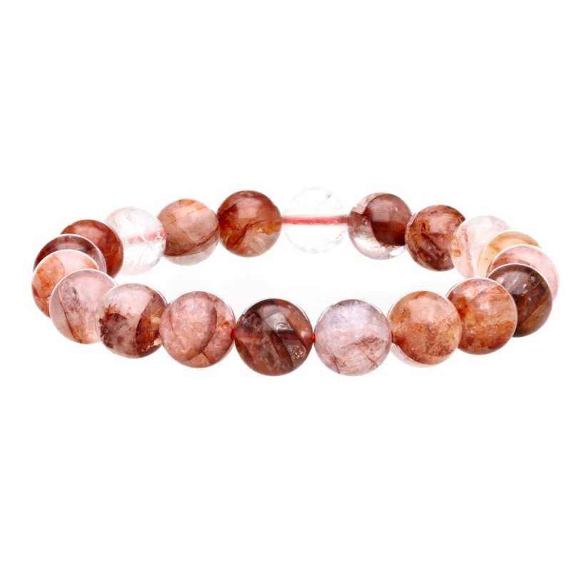 Bracciale in Quarzo Ematoide 10mm