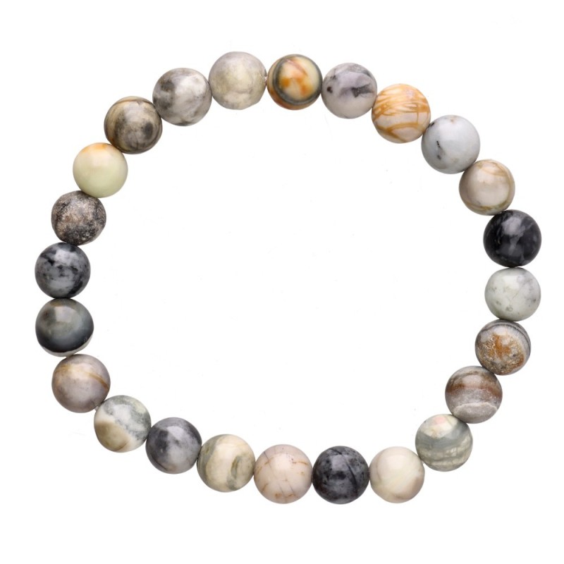 Bracciale in Giada Picasso 8mm