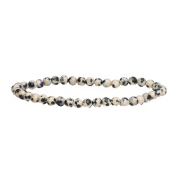 Bracciale in Giada Dalmata 4mm