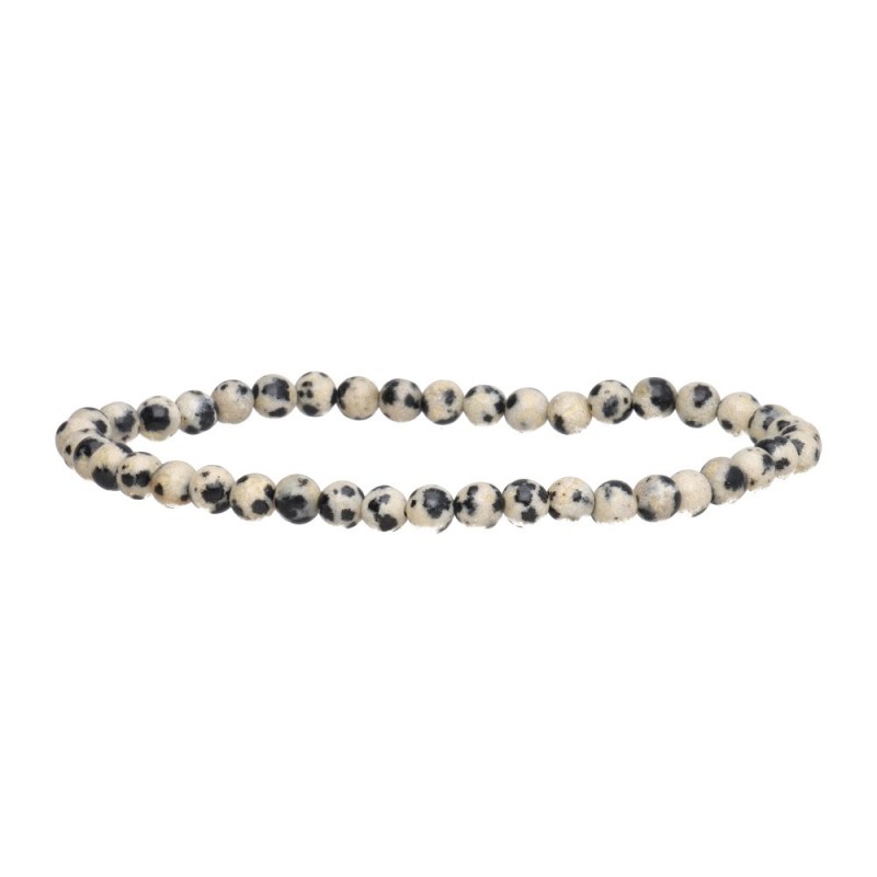 Bracciale in Giada Dalmata 4mm