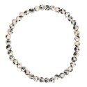 4mm Dalmatian Jasper Bracelet