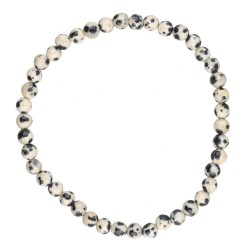 Bracciale in Giada Dalmata 4mm