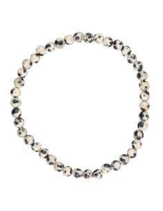 Pulseira de jaspe dálmata 4mm 2