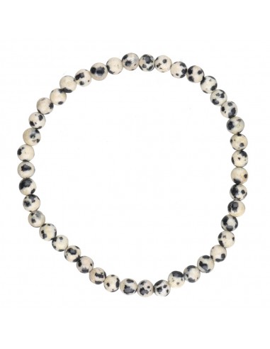 4mm Dalmatian Jasper Bracelet