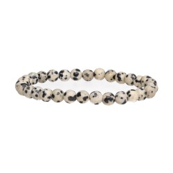Bracciale in Giada Dalmata 6mm