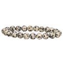 Pulsera de Jaspe Dálmata 8mm