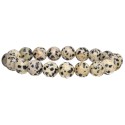 Bracelet de Jaspe Dalmatien 10mm