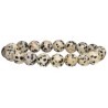 Dalmatian Jasper Bracelet 10mm