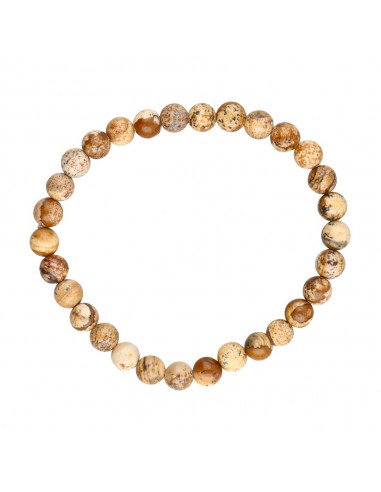 Bracciale in diaspro paesina 6mm