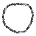 Bracelet d'obsidienne Nevada 4mm