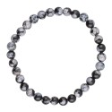 Bracelet d'obsidienne Nevada 6mm