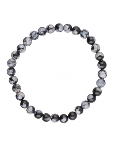 Pulsera di Ossidiana Nevada 6mm