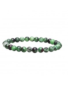 Bracelet de rubis zoisite 6mm