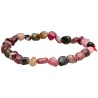 Pulsera Rodados de Turmalina Bicolor