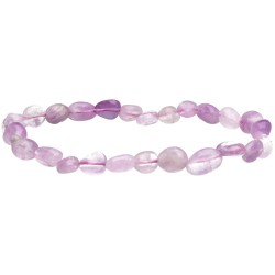 Bracciale di Rodados in Amatista Lavanda