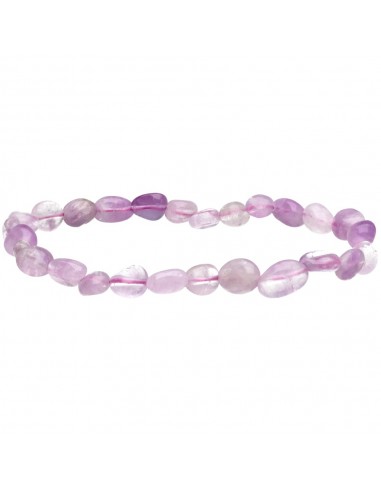 Bracciale con pietre di ametista lavanda