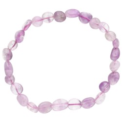 Bracciale di Rodados in Amatista Lavanda