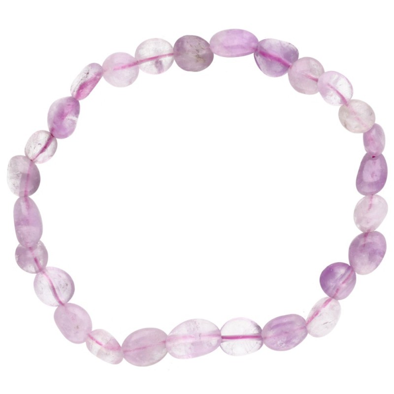 Bracciale di Rodados in Amatista Lavanda