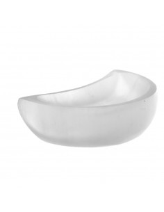 Selenite Moon Bowl Small