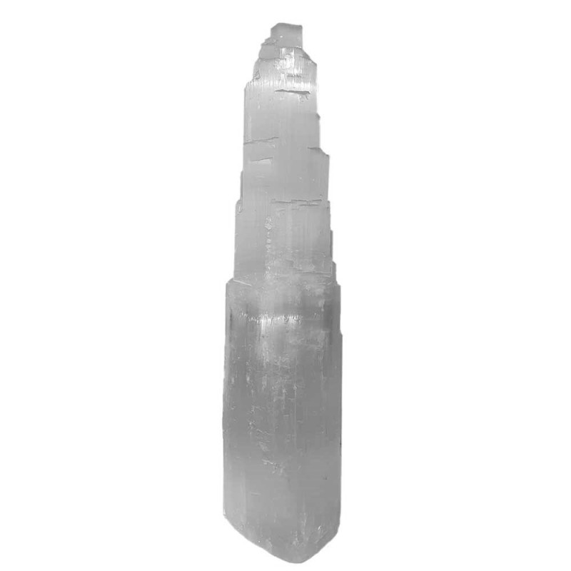 Lampada di Selenite Grande Doppia Extra