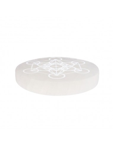 Placa Circolare di Selenite Metatrón