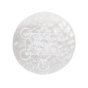 Metatron Selenite Circular Plate