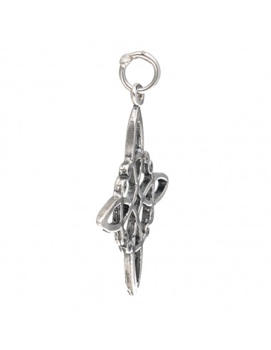Pendentif nœud de sorcière en argent 925